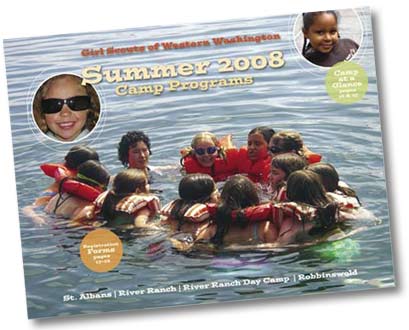 Girl Scouts Camp poster